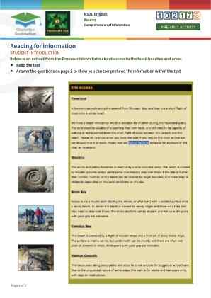 Click to view Resource 102173 Comprehension of Information