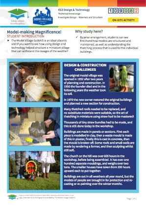 Click to view Resource 109082 Discover the world of model-making at Godshill Model Village!