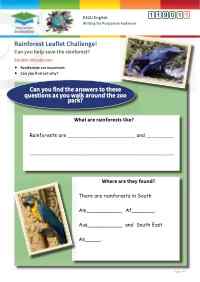 Click to view Resource 119011 Rainforest Leaflet Challenge