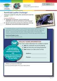 Click to view Resource 119012 Rainforest Leaflet Challenge