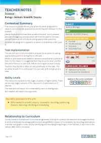 Thumbnail image of Education Destination resource 119071 Teacher Note