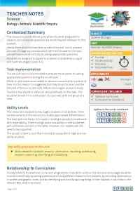 Thumbnail image of Education Destination resource 119082 Teacher Note