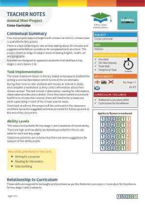 Thumbnail image of Education Destination resource 152015 Teacher Note